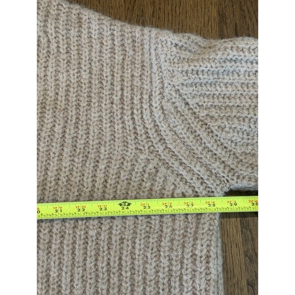 Jenni Kayne Alpaca Blend Oversized Cocoon Cardigan Women’s Sz M Oatmeal Buttons - Picture 11 of 13